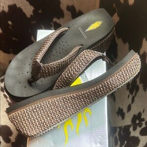 Stylish Woven Flip Flops